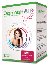 DONNA HAIR Forte 2-měsíční kúra 60 tobolek