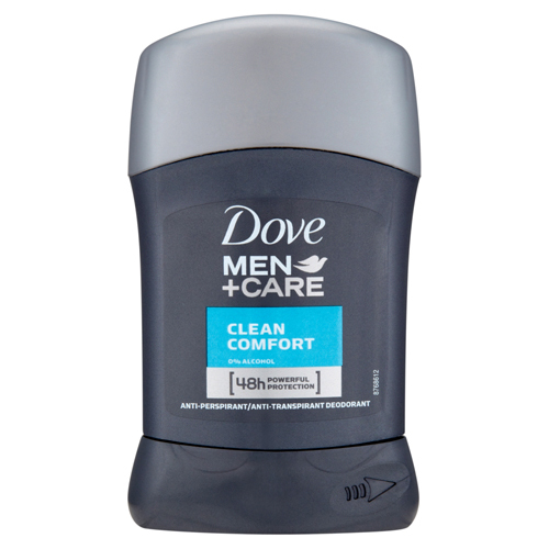 DOVE MEN+CARE Men+Care Clean Comfort tuhý antiperspirant pro muže 50 ml