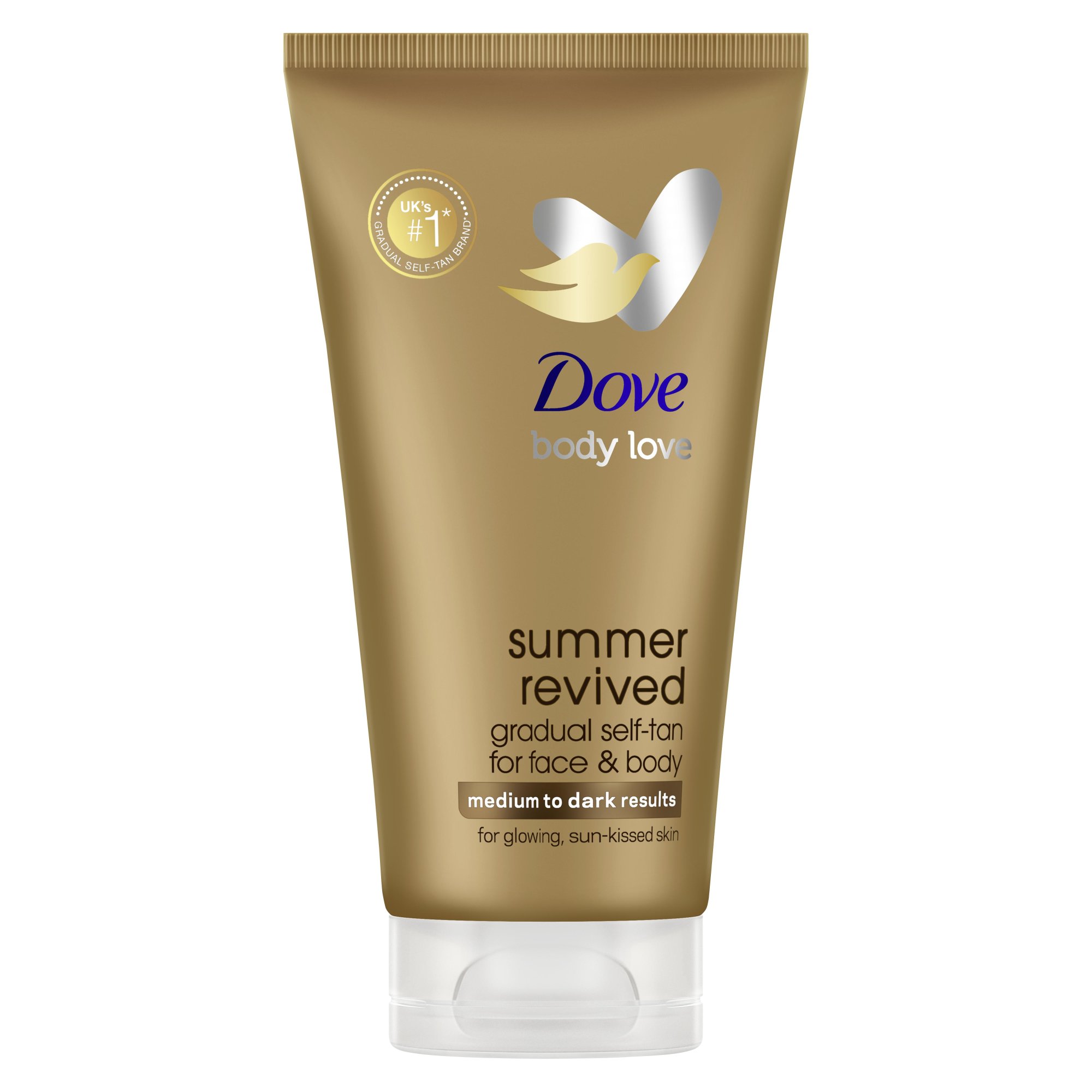 DOVE samoopalovací tělové a pleťové mléko Summer revived Medium to dark 75 ml