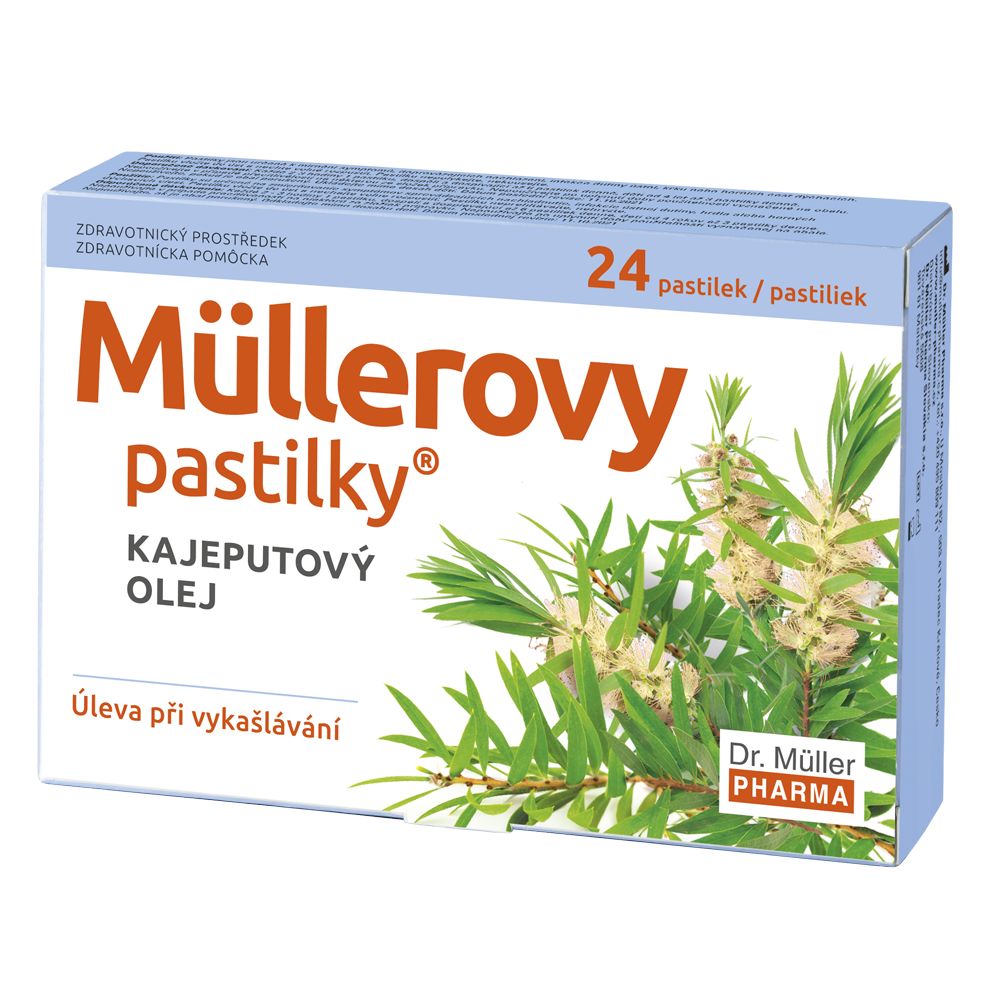 Dr. Müller Müllerovy pastilky s kajeputovým olejem 24 pastilek