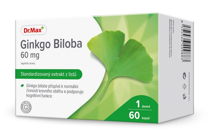 Dr. Max Ginkgo biloba 60 mg 60 kapslí