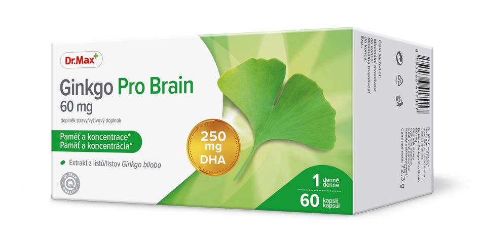 Dr. Max Ginkgo Pro Brain 60 kapslí