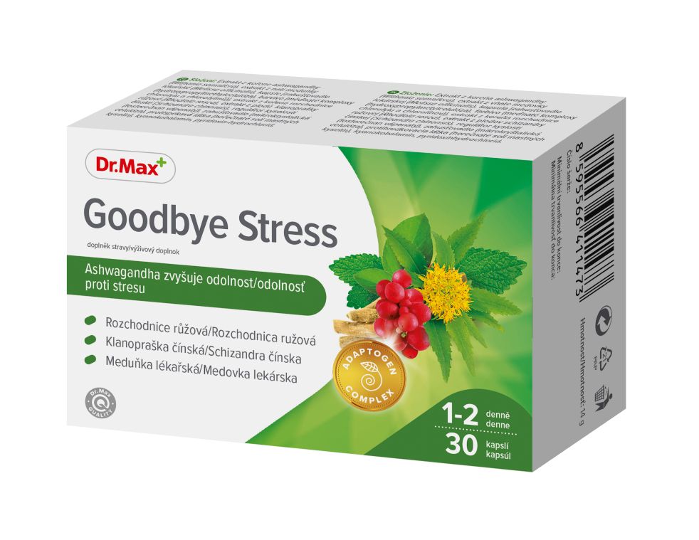 Dr. Max Goodbye Stress 30 kapslí