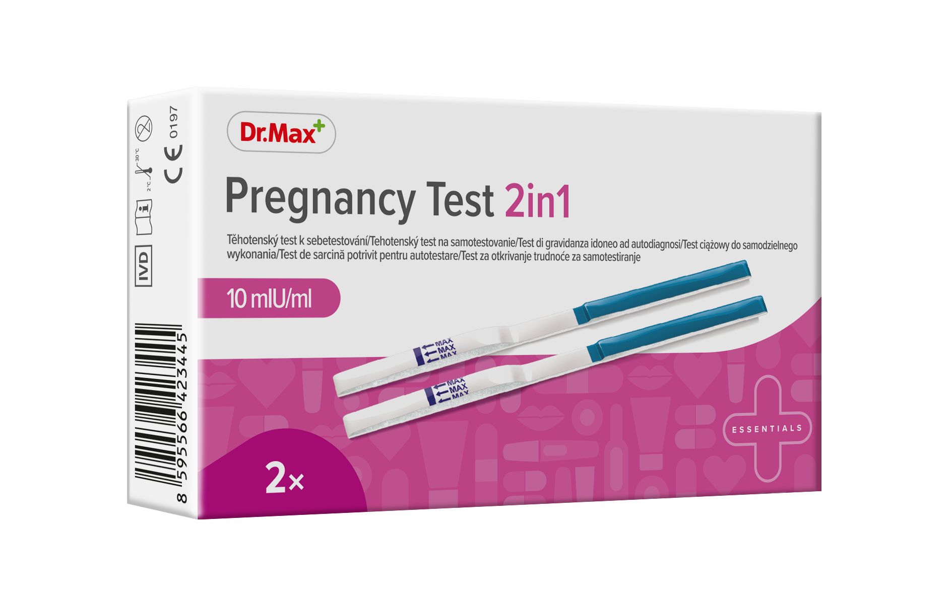 Dr. Max Pregnancy Test 2in1 2 ks