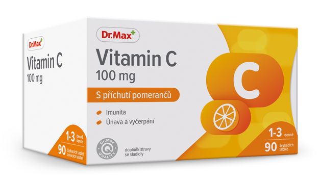 Dr. Max Vitamin C 100 mg 90 žvýkacích tablet