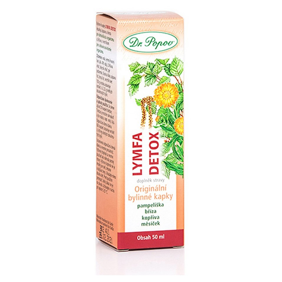 DR. POPOV Kapky bylinné Lymfa Detox 50 ml