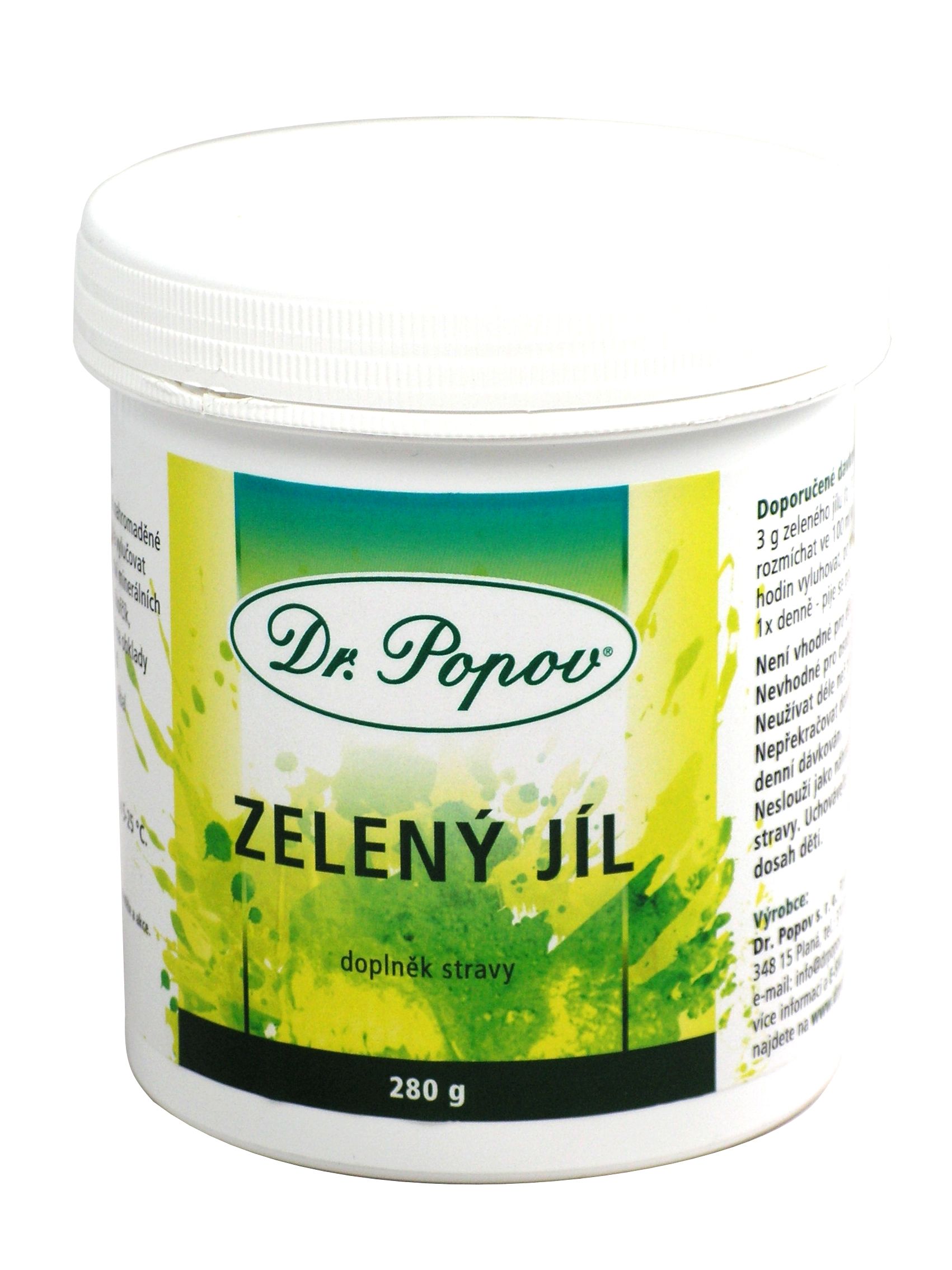 Dr. Popov Zelený jíl 280 g