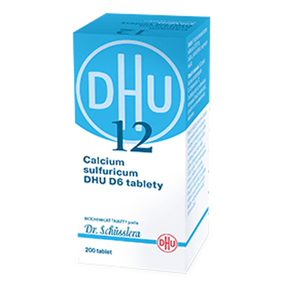 DR. SCHÜSSLERA Calcium sulfuricum DHU D6 No.12 200 tablet