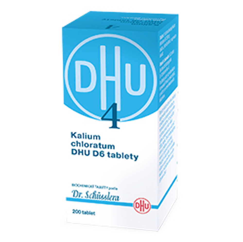 DR. SCHÜSSLERA Kalium chloratum DHU D6 No.4 200 tablet