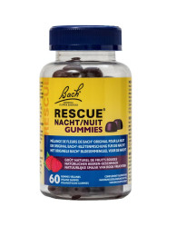 Dr.Bach RESCUE Night Gummies přichuť malina 60 gumových pastilek