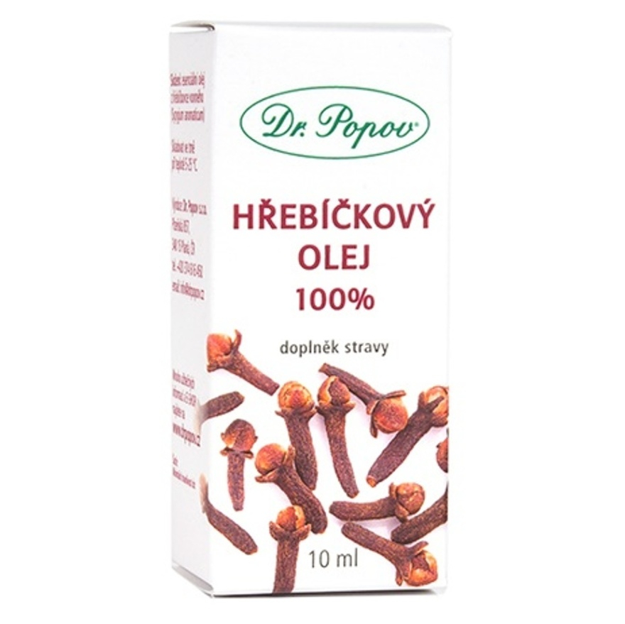 DR.POPOV Hřebíčkový olej 100% 10 ml