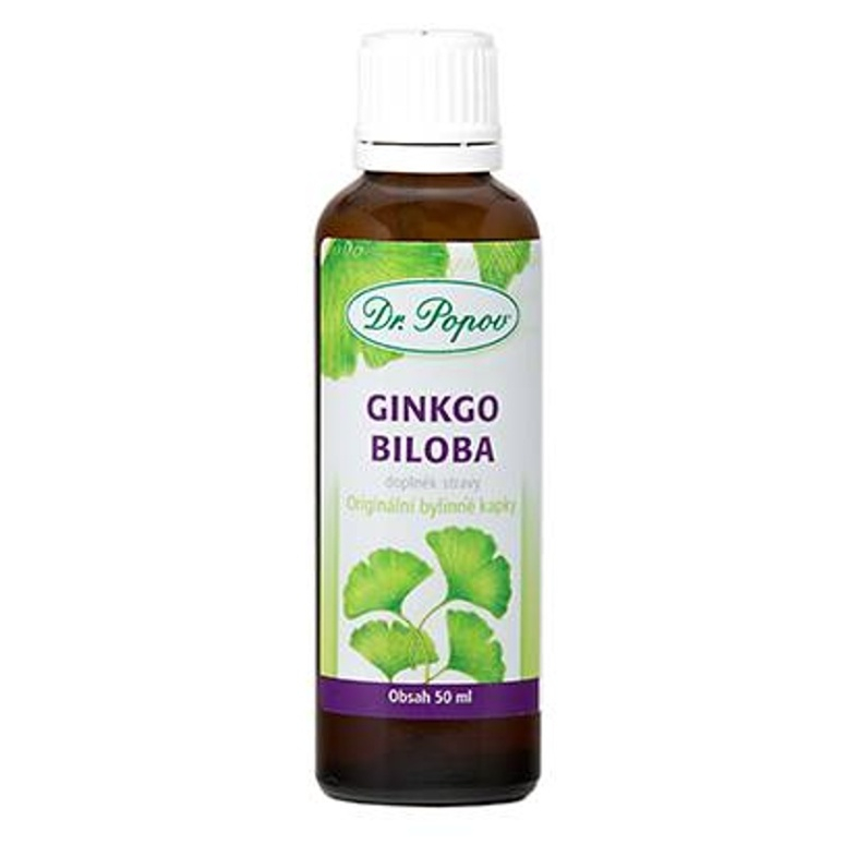 DR.POPOV Kapky bylinné ginkgo biloba 50 ml