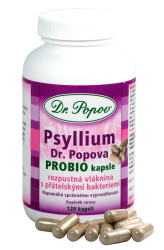 DR.POPOV Psyllium PROBIO 120 kapslí