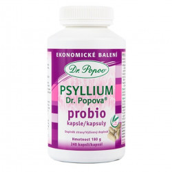 DR.POPOV Psyllium probio 240 kapslí