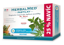 DR.WEISS HerbalMed  Eukalyptus-máta 30 pastilek