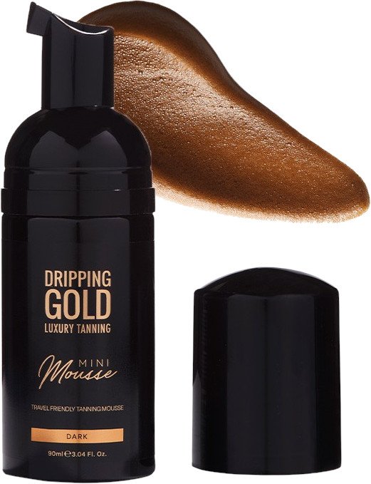 DRIPPING GOLD Cestovní samoopalovací pěna dark, 90 ml