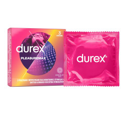 DUREX Pleasuremax kondomy 3 ks