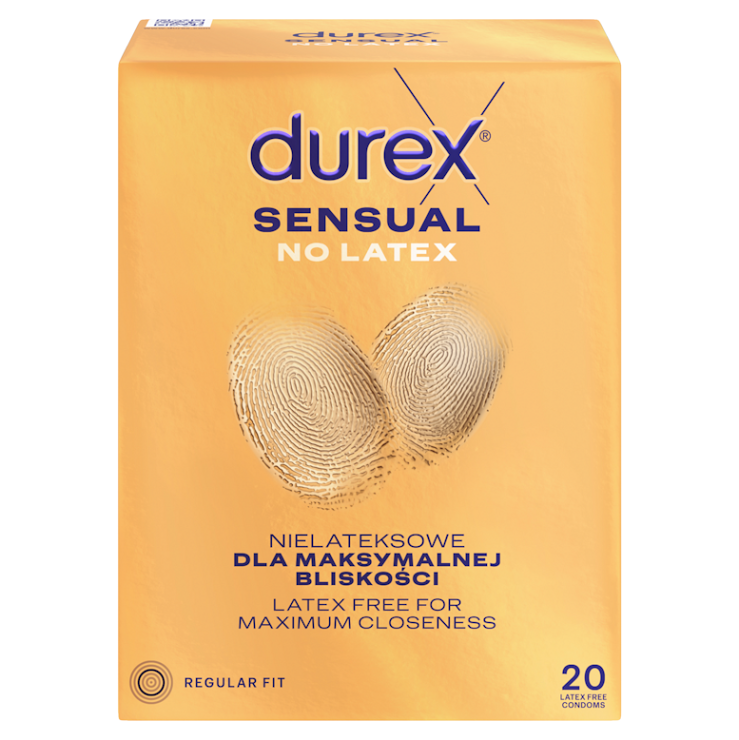 DUREX Sensual no latex 20 kusů