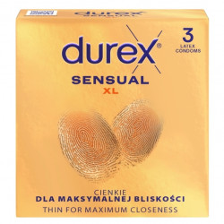 DUREX Sensual XL 3 kusy