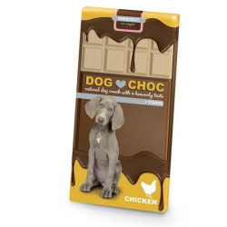 Duvo+ DOG CHOC Chicken 100g čokoláda pro psy bez cukru kuřecí