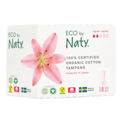 ECO by Naty Regular dámské tampóny 18 ks