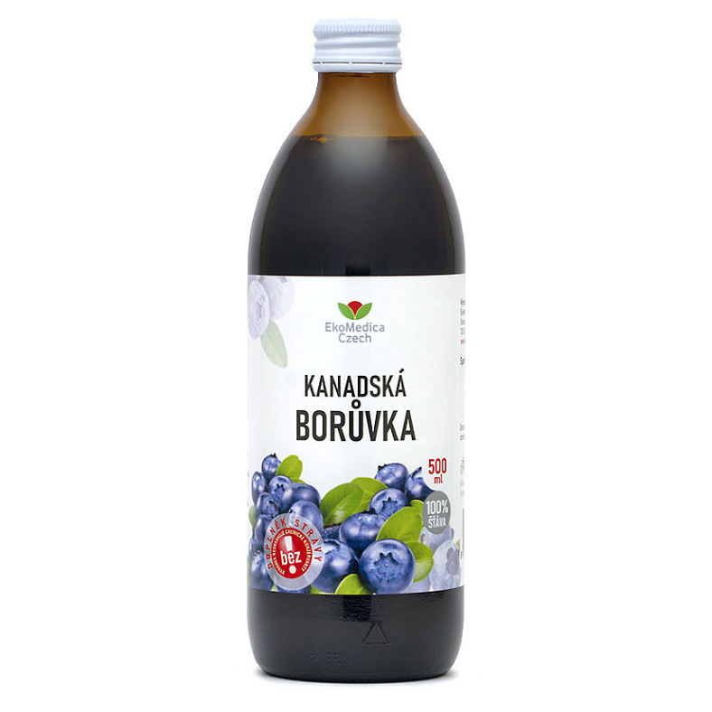 EKOMEDICA Kanadská borůvka 500 ml