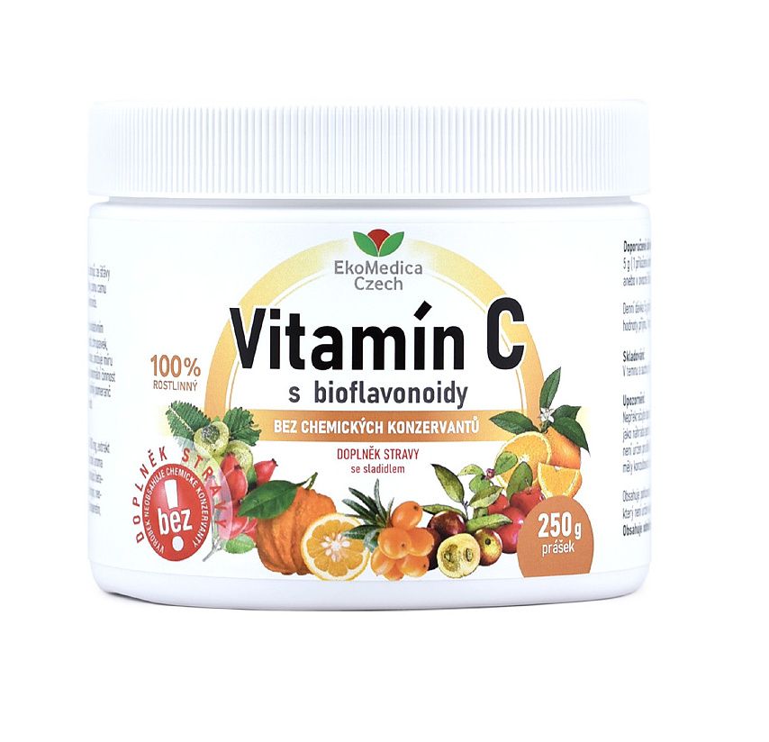 Ekomedica Vitamín C s bioflavonoidy 250 g