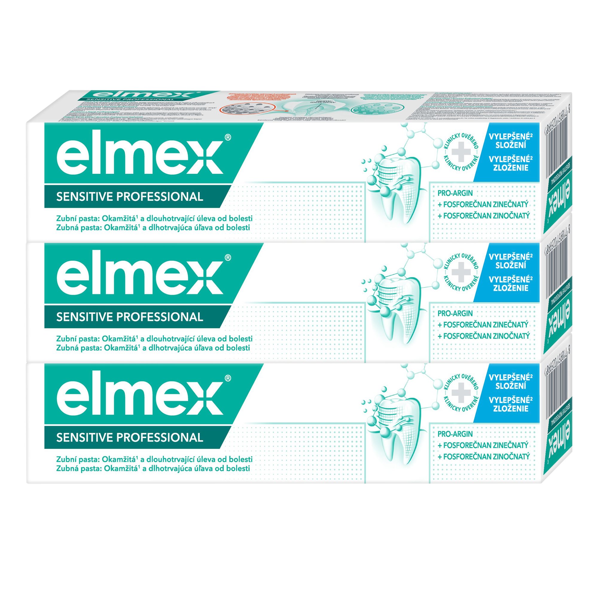 ELMEX Sensitive Professional zubní pasta 3 x 75 ml