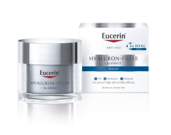 Eucerin Hyaluron-Filler + 3x Effect noční krém proti vráskám 50 ml