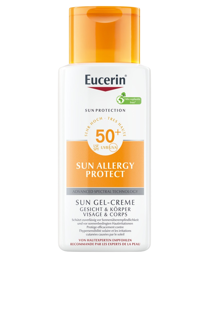 EUCERIN Sun Protection krémový gel - sluneční alergie SPF50+ 150 ml