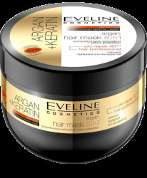 EVELINE Argan + Keratin maska na vlasy 8v1 300 ml