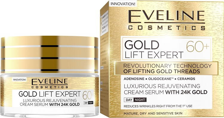 EVELINE Gold Lift Expert Day & Night cream 60+ 50 ml