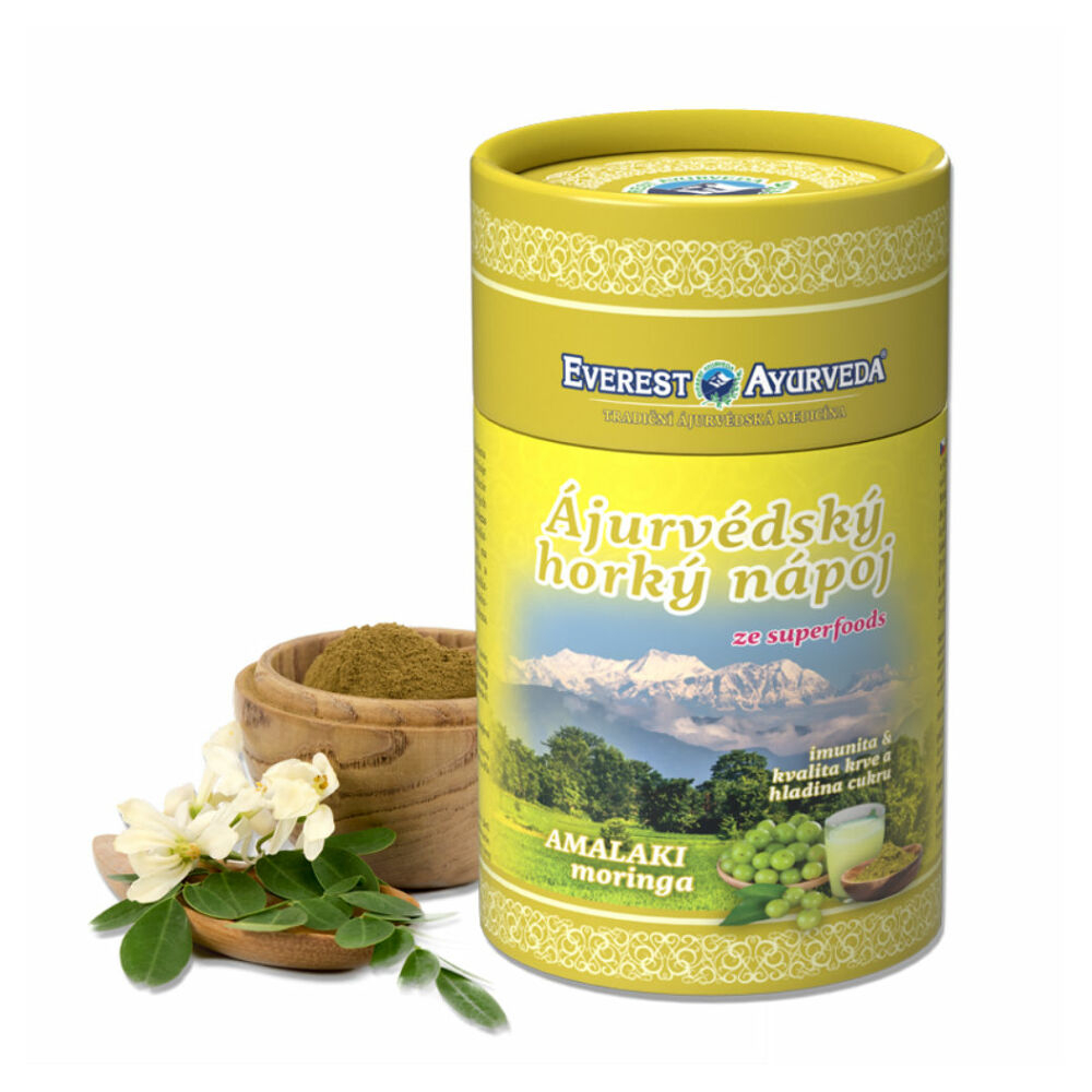 EVEREST AYURVEDA Amalaki Moringa imunita a odolnost vůči stresu sypaná směs 100 g