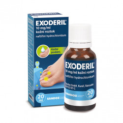 EXODERIL ® 10 mg/ml kožní roztok, 20 ml