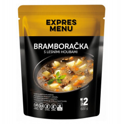 EXPRES MENU Bramboračka s lesními houbami bez lepku 2 porce