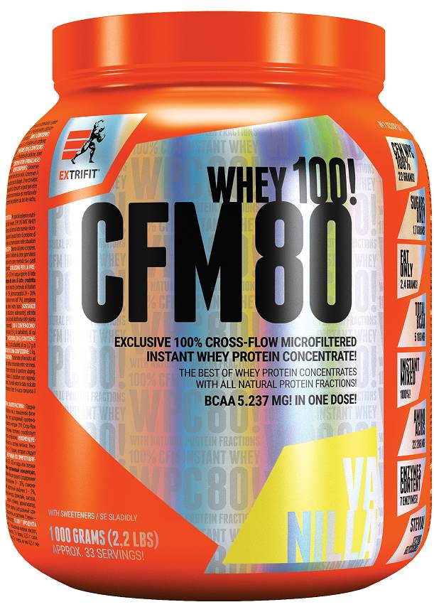 EXTRIFIT CFM Instant Whey 80 Vanilka 1000 g