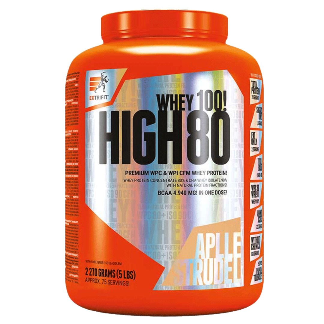 Extrifit High Whey 80 1kg - jablečný štrůdl