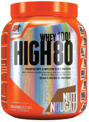 EXTRIFIT High Whey 80 oříšek nugát 1000 g