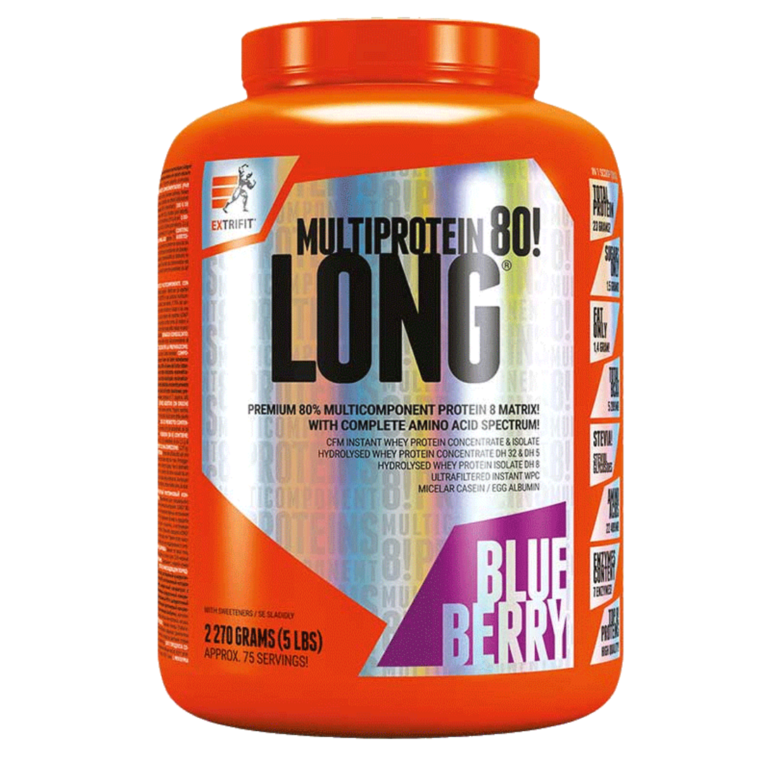 Extrifit Long 80 Multiprotein 2,27kg - vanilka