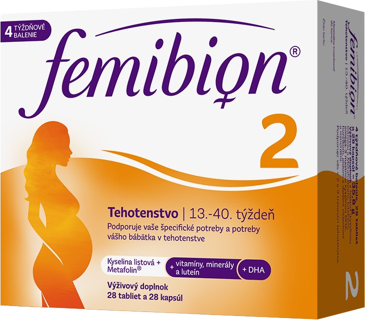 FEMIBION 2 Těhotenství 28 kapslí a 28 tablet