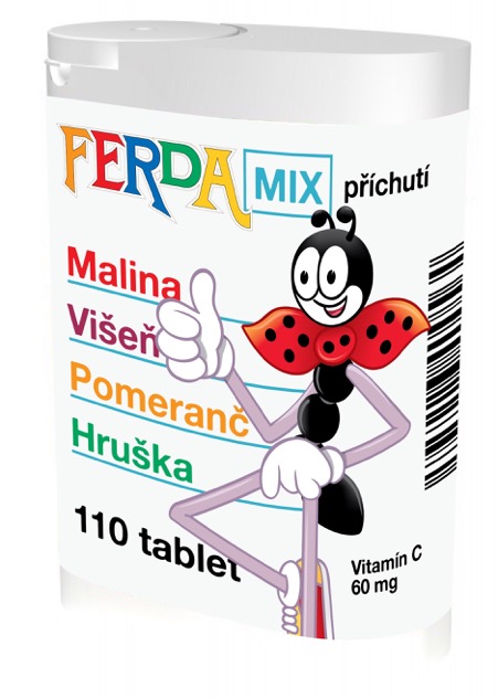 FERDA MIX Vitamín C 60mg 110 tablet