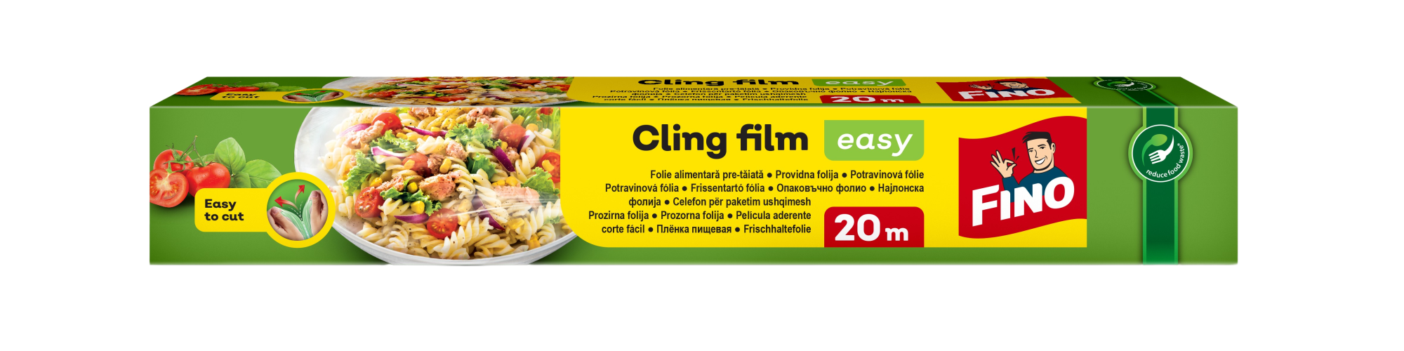 FINO Potravinová folie EASY CUT, 7μm, 20 m