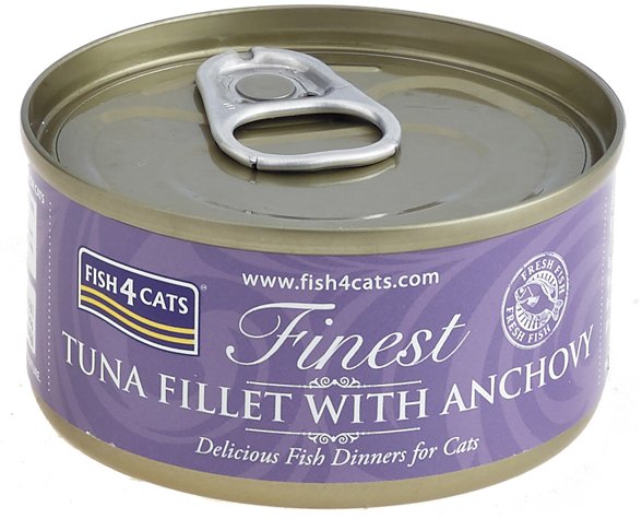 FISH4CATS Konzerva pro kočky Finest tuňák se ančovičkami 70 g