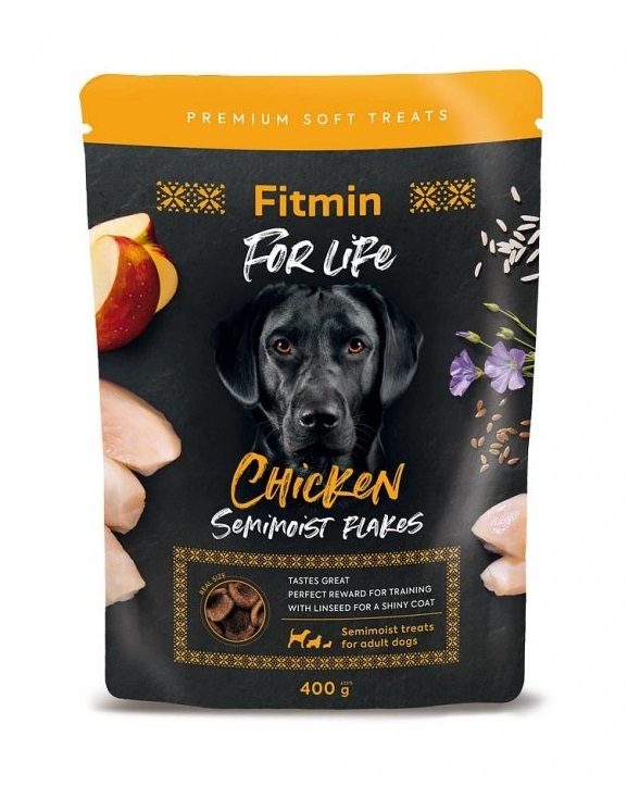 Fitmin For Life Chicken Flakes pamlsek pro psy 400 g