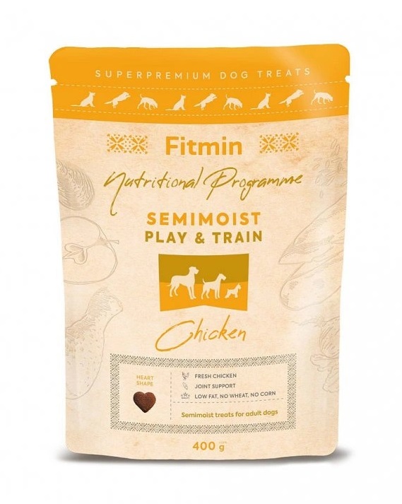 Fitmin NP Play&Train Chicken výcvikový pamlsek 400 g