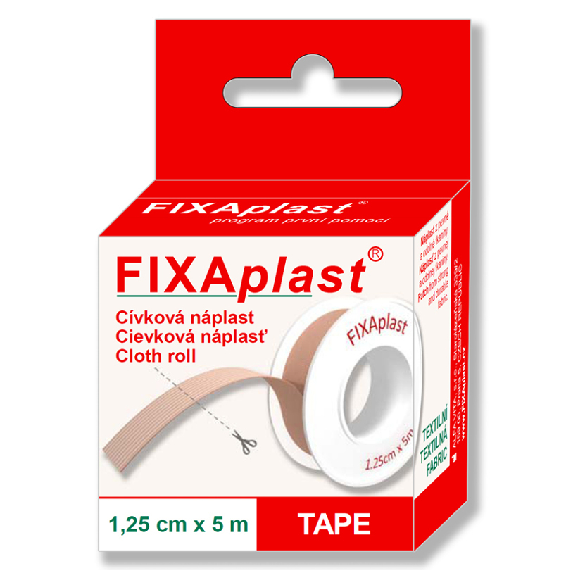 FIXAPLAST Cívka náplast 1.25 cm x 5 m