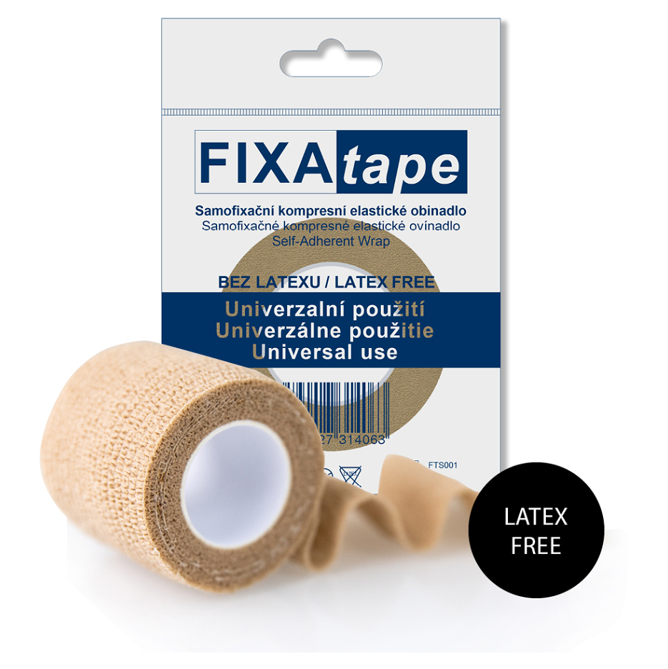 FIXAPLAST Fixatape stretch samofixační elastické obinadlo 5 cm x 450 cm 1 kus