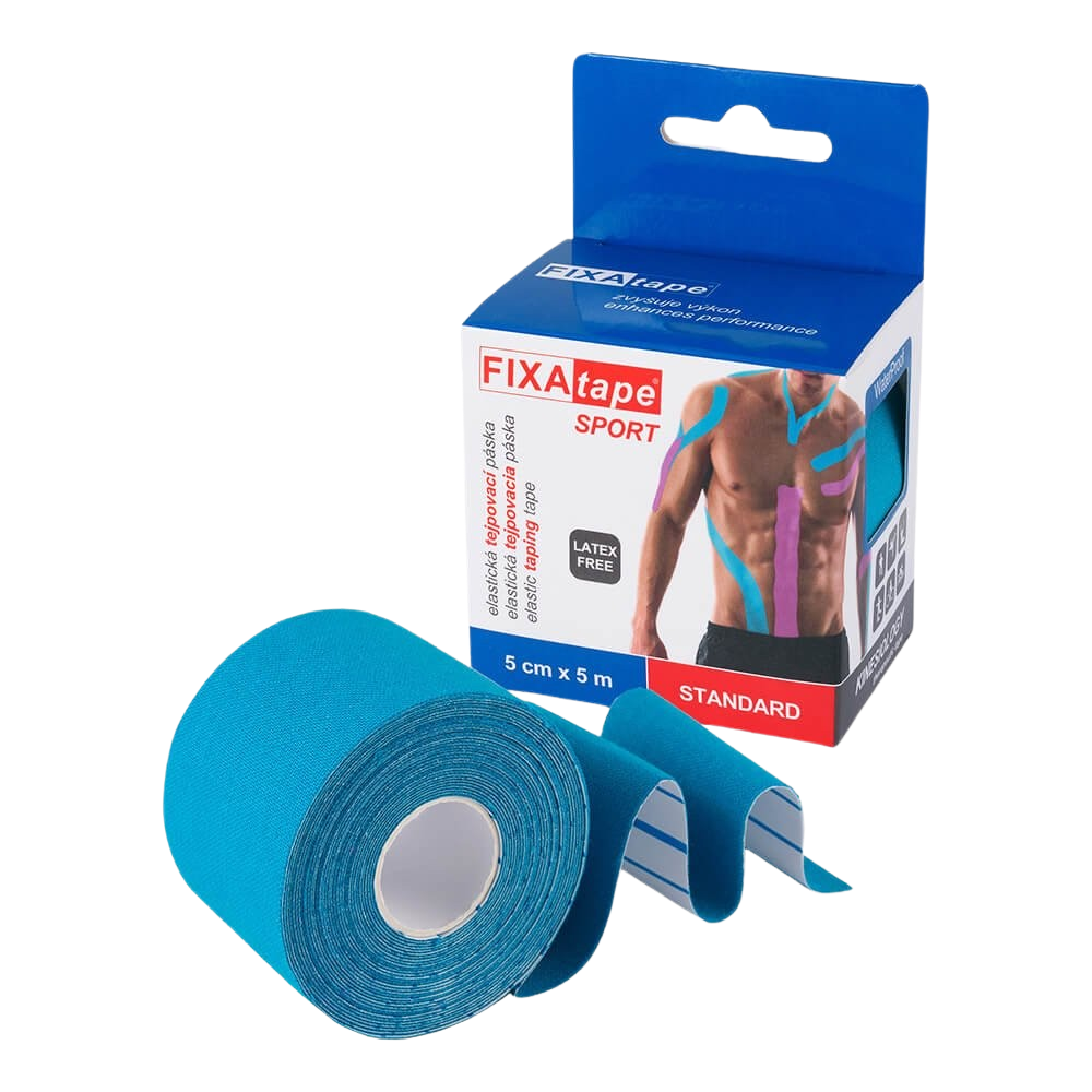 FIXATAPE SPORT kinesio tejpovací páska 5cm x 5m modrá