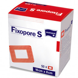 FIXOPORE S ovál 6.5x9.5cm - sterilní náplast 50 ks