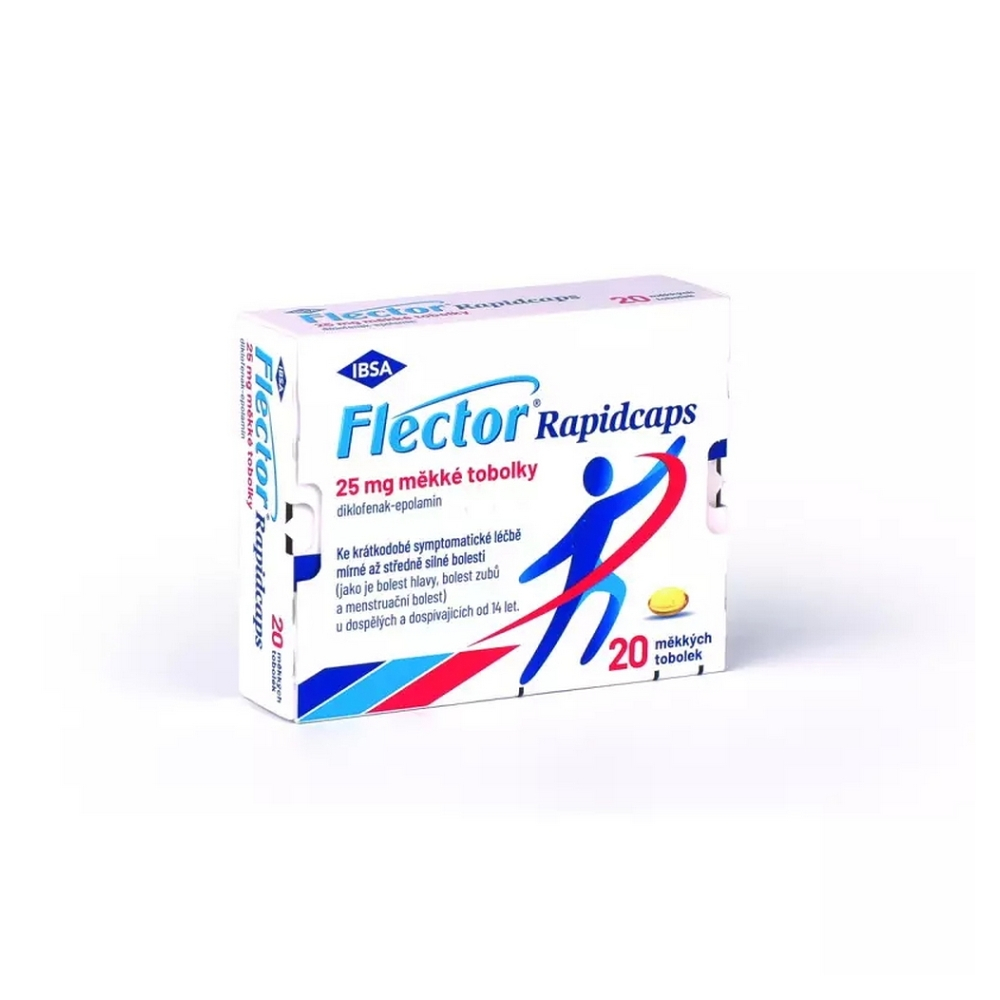 FLECTOR Rapidcaps 25mg 20 tobolek